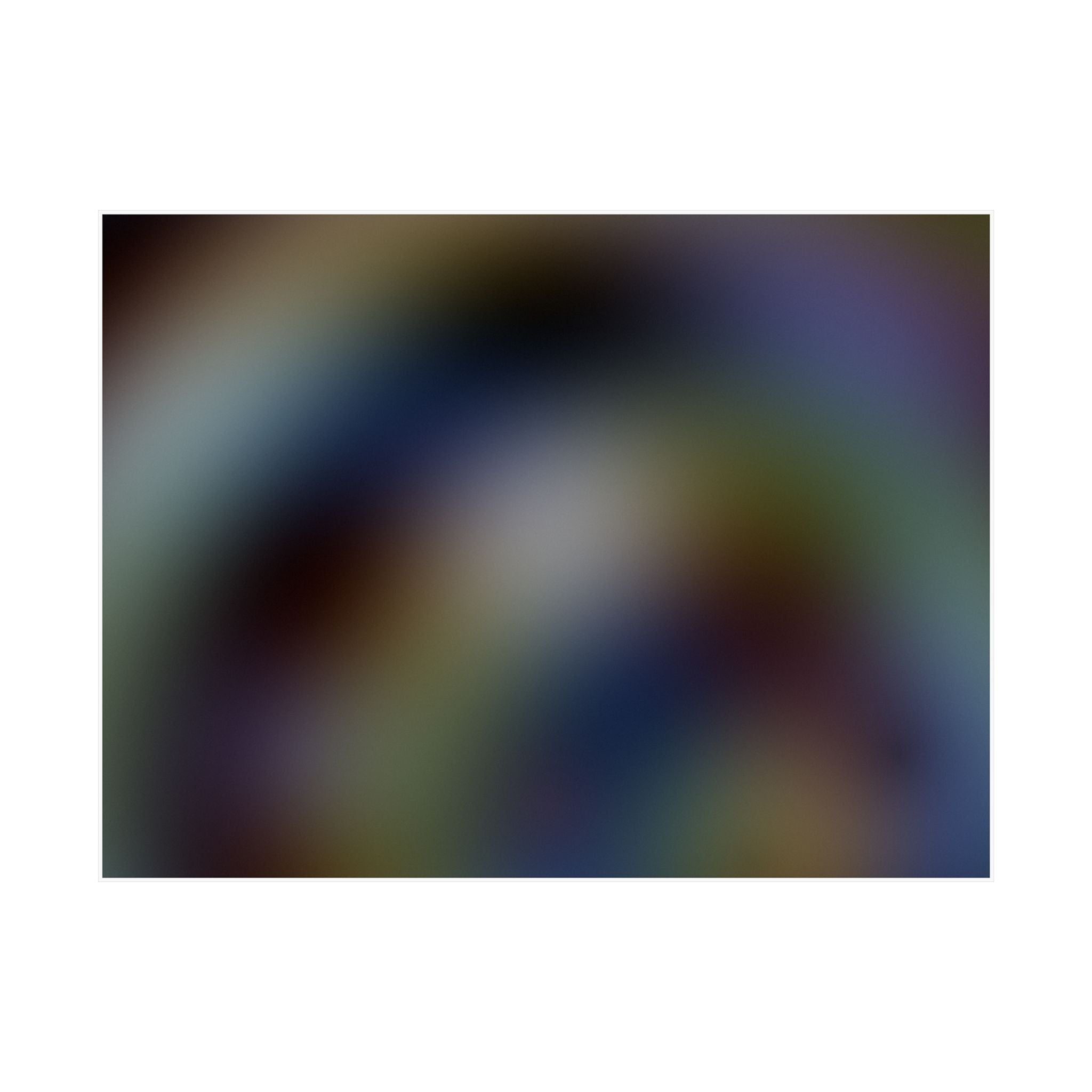 Abstract Satin Poster – Iridescent Swirl Art Print (300gsm)