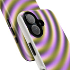 Phone Case — Purple & Olive Concentric Wave Tough Case