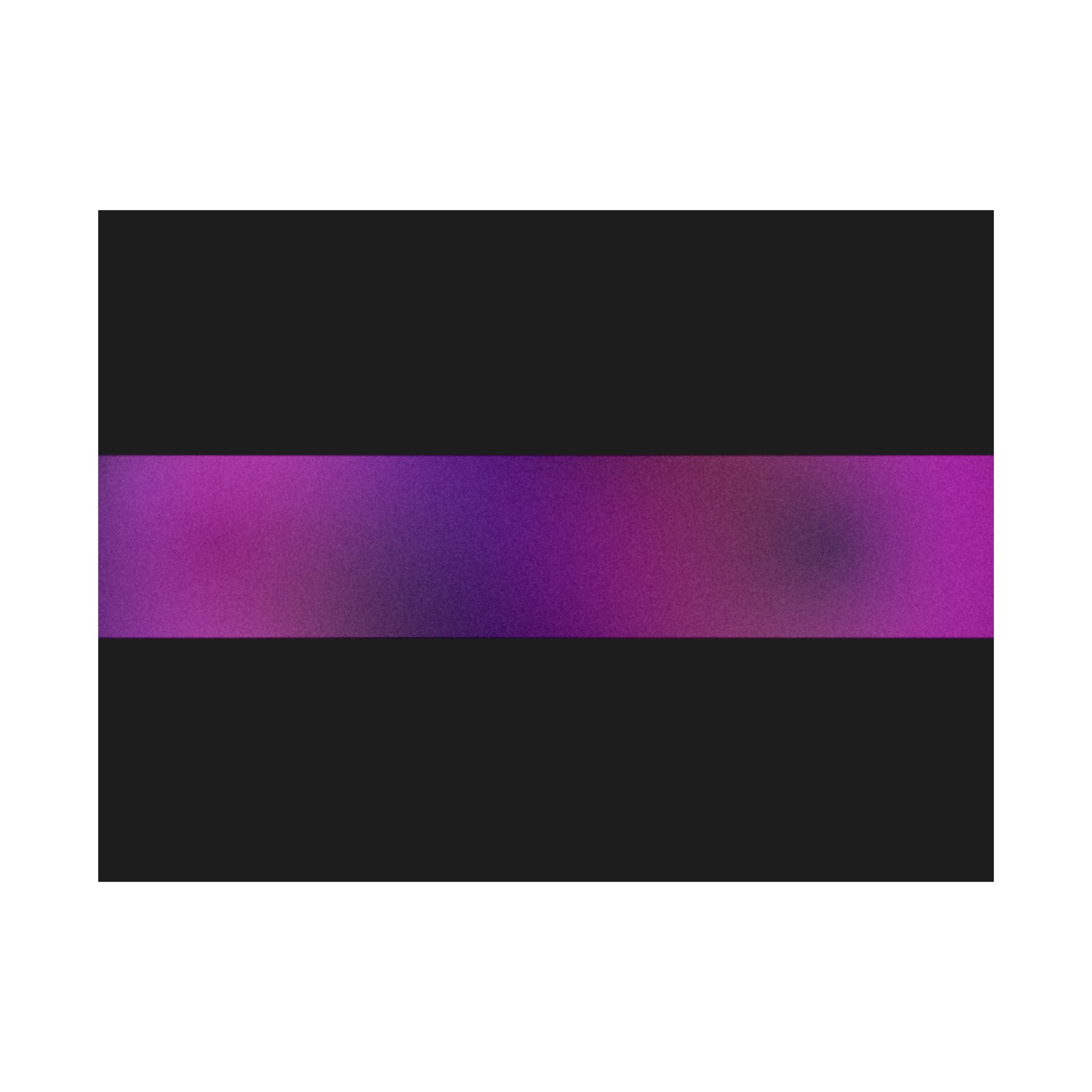 Satin Poster - Neon Purple Gradient Stripe (300gsm)