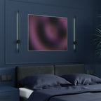 Abstract Purple Vortex Satin Poster — 300gsm Art Print