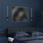 Abstract Satin Poster – Iridescent Swirl Art Print (300gsm)