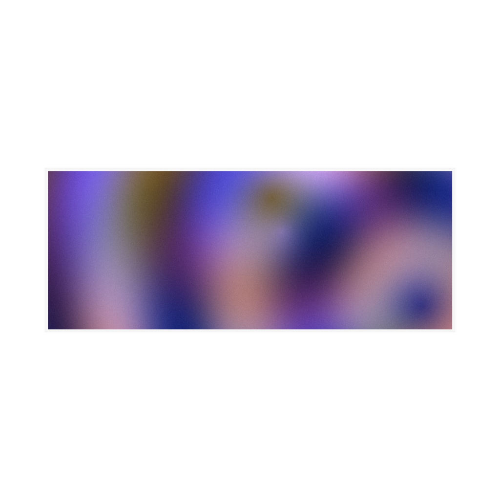 Abstract Purple Gradient Satin Poster — Modern Blurred Color Art (300gsm)