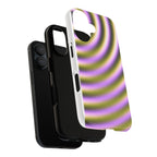 Phone Case — Purple & Olive Concentric Wave Tough Case