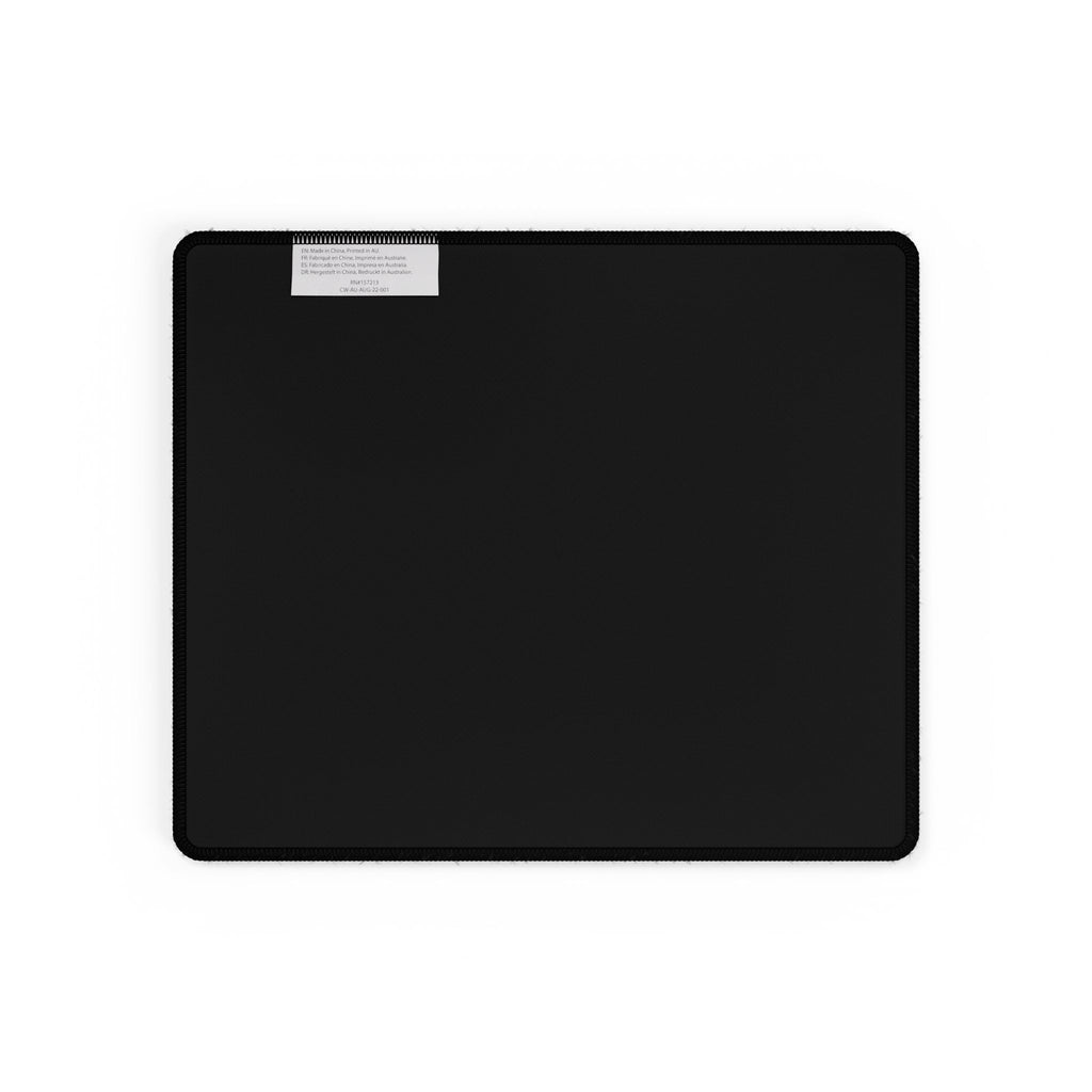 Green Spiral Abstract Desk Mat — Large Gaming/Office Mouse Pad
