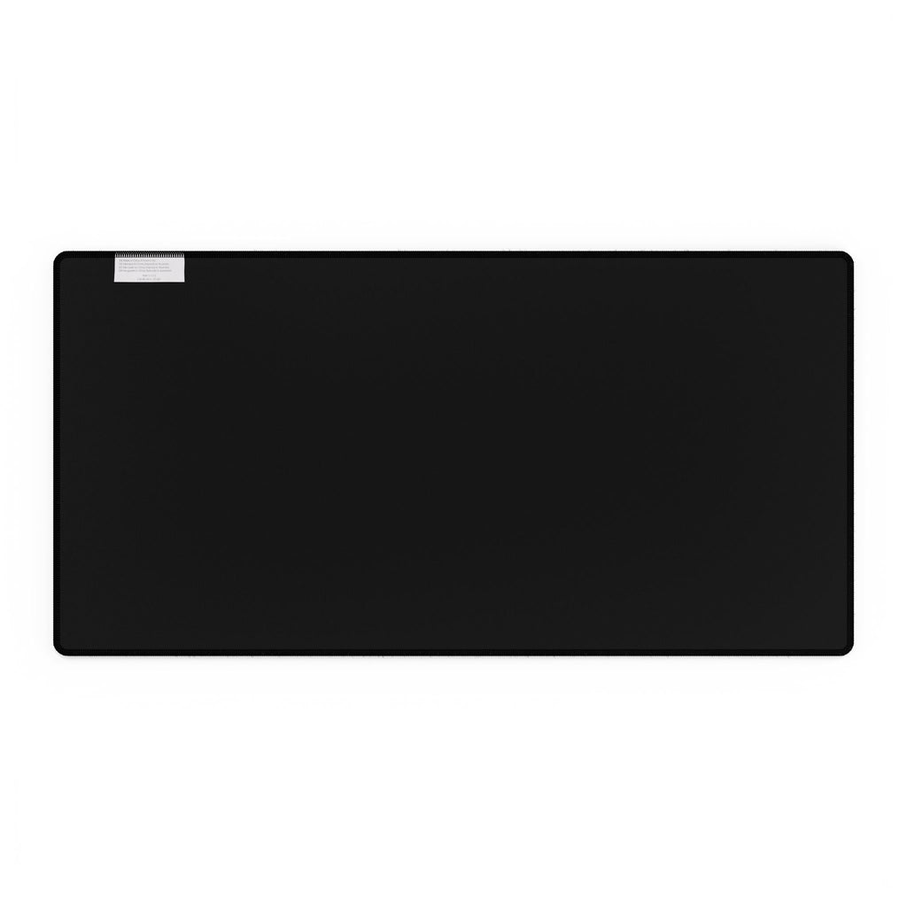 Green Spiral Abstract Desk Mat — Large Gaming/Office Mouse Pad