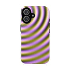 Phone Case — Purple & Olive Concentric Wave Tough Case