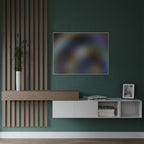 Abstract Satin Poster – Iridescent Swirl Art Print (300gsm)