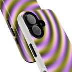 Phone Case — Purple & Olive Concentric Wave Tough Case